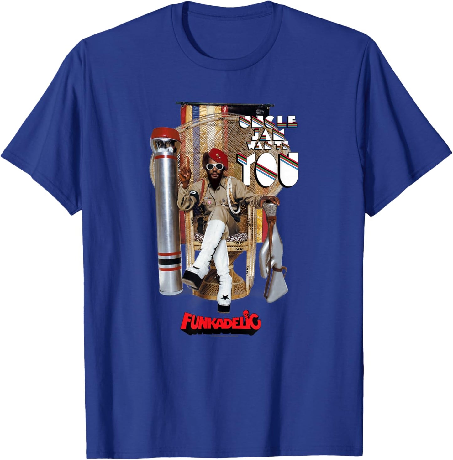 George Clinton Parliament Funkadelic Uncle Jam Wants You T-Shirt - T-Shirt | Royal