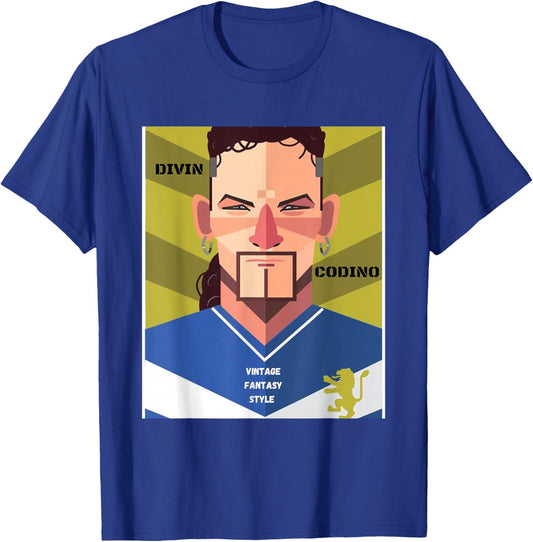 Divin Codino Roberto Baggio T-Shirt - T-Shirt | Royal