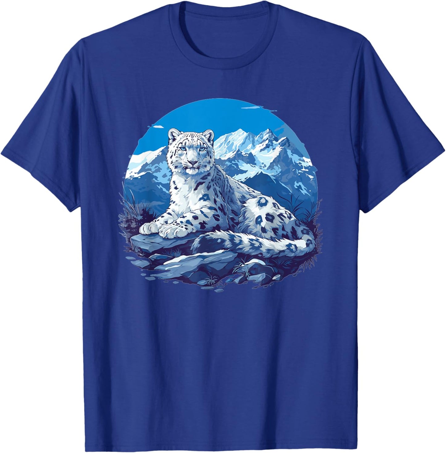 Snow Leopards Lovers Snow Leopard T-Shirt - T-Shirt | Royal