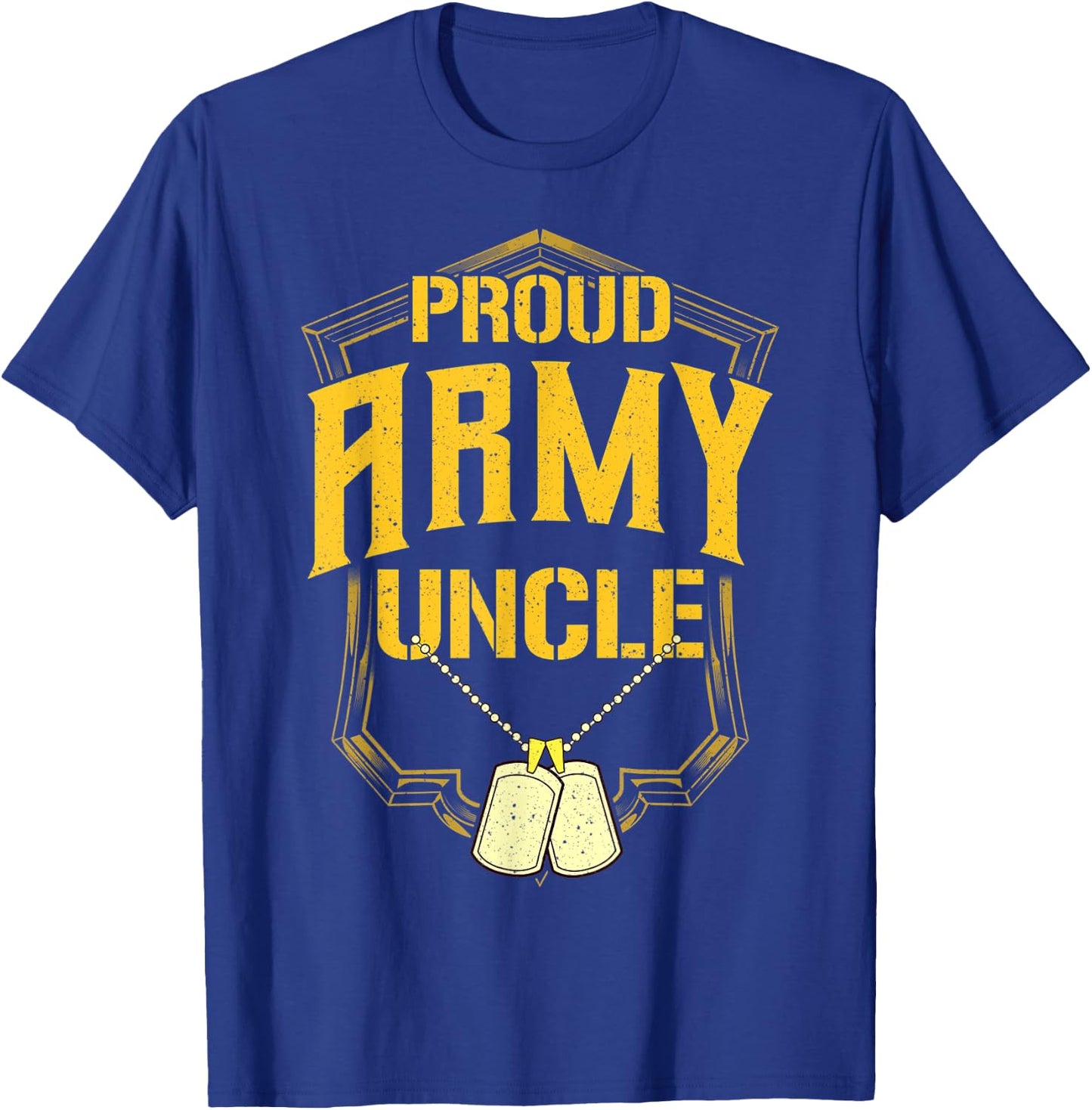 Proud Army Uncle Shirt Military Pride T Shirt T-Shirt - T-Shirt | Royal