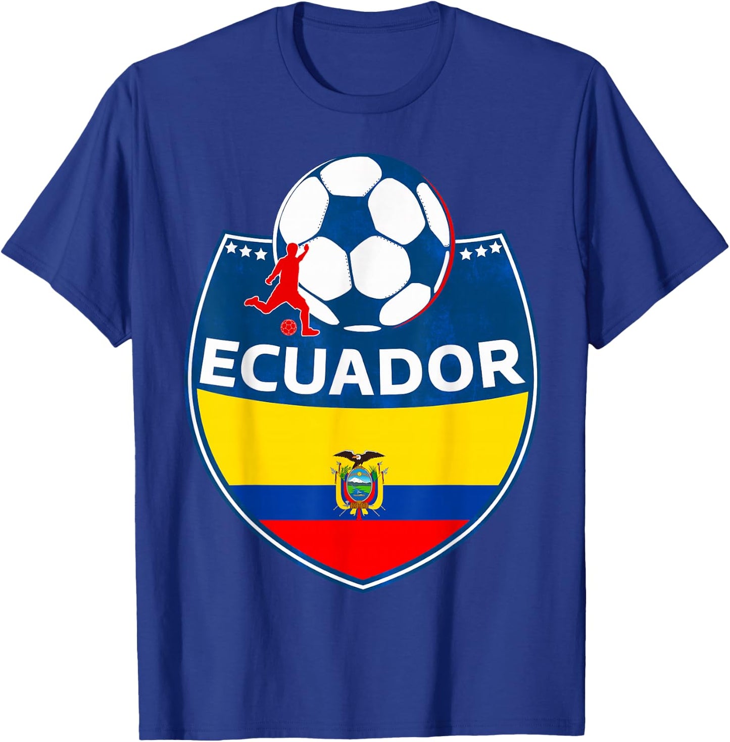 Ecuador Flag Ecuadorian Pride Lovers T-Shirt - T-Shirt | Royal