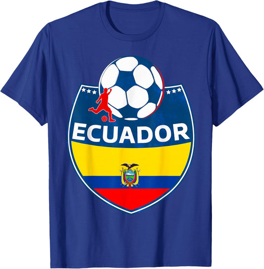 Ecuador Flag Ecuadorian Pride Lovers T-Shirt - T-Shirt | Royal