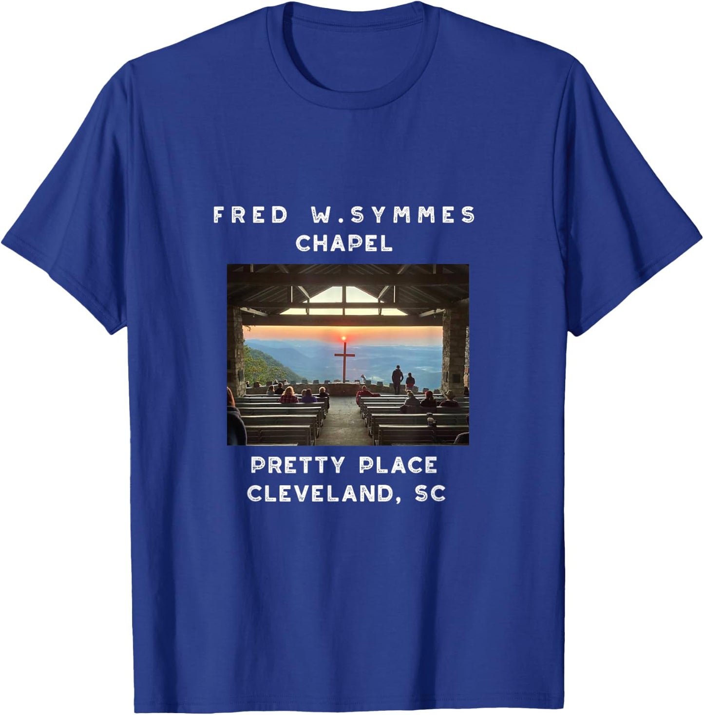 Buffalo Symmes Chapel Pretty Place South Carolina T-Shirt - T-Shirt | Royal