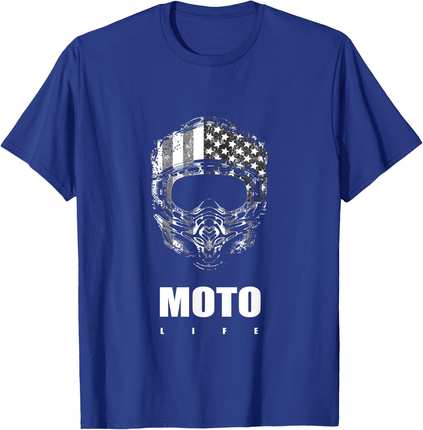 Dirt Bike Motocross Apparel - Motocross Dirt Bike T-Shirt - T-Shirt | Royal