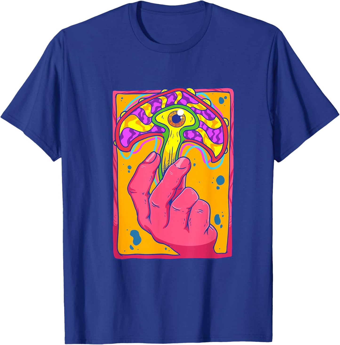 Psychedelic Mushroom Shirt Weirdcore Magic Mushroom Lover T-Shirt - T-Shirt | Royal