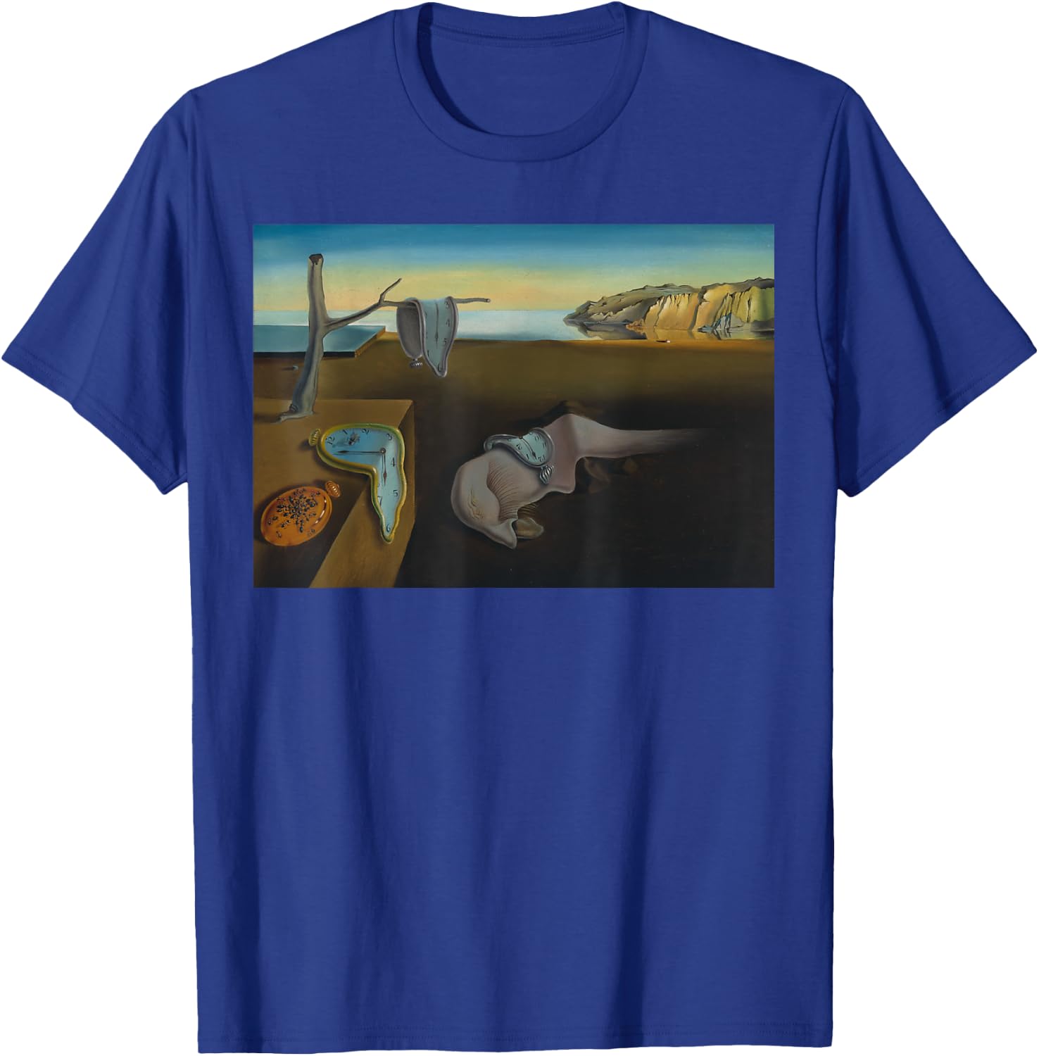 The Persistence of Memory Famous Painting By Dali T-Shirt - T-Shirt | Royal