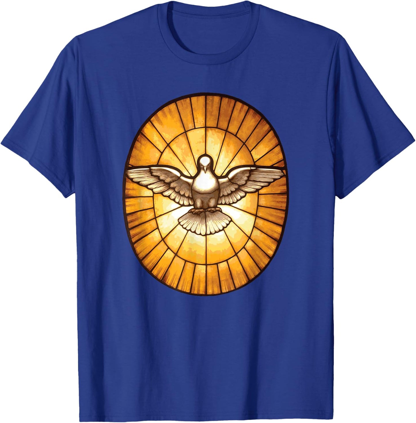 Holy Spirit Dove from St. Peter's Basilica Catholic T-Shirt - T-Shirt | Royal