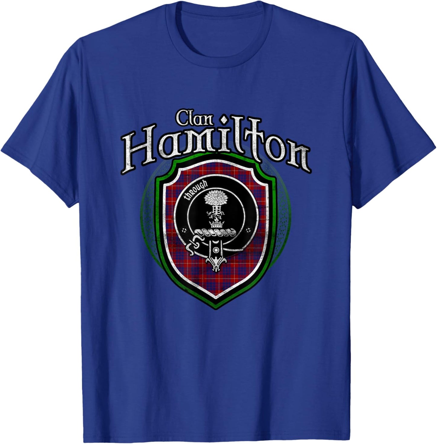 Hamilton Clan Emblem | Scottish Family Badge of the Hamilton Clan T-Shirt - T-Shirt | Royal