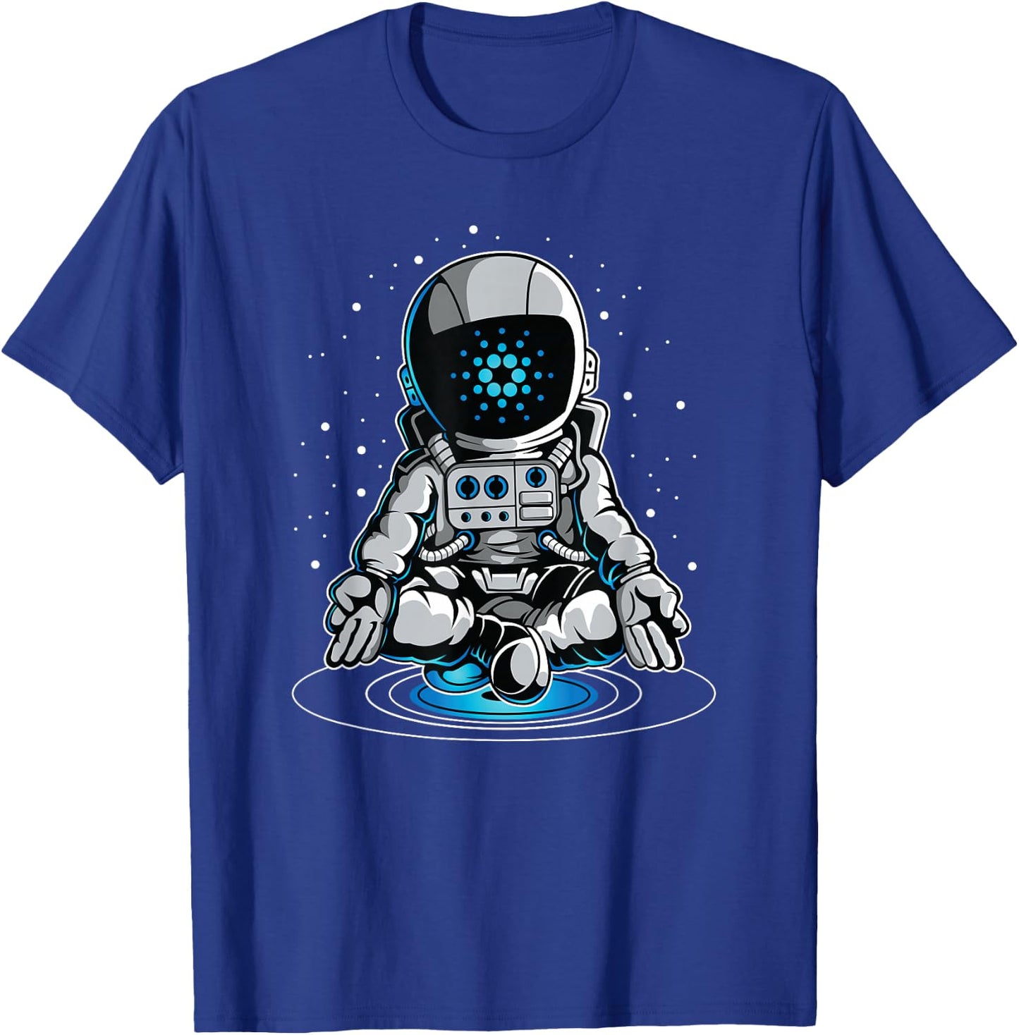 Cool Cardano Space Suite Shirt, ADA Coin Cryptocurrency T-Shirt - T-Shirt | Royal