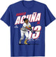 Ronald Acuna Jr. | Atlanta Baseball MLB Players | MLBRAC3001 T-Shirt - T-Shirt | Royal