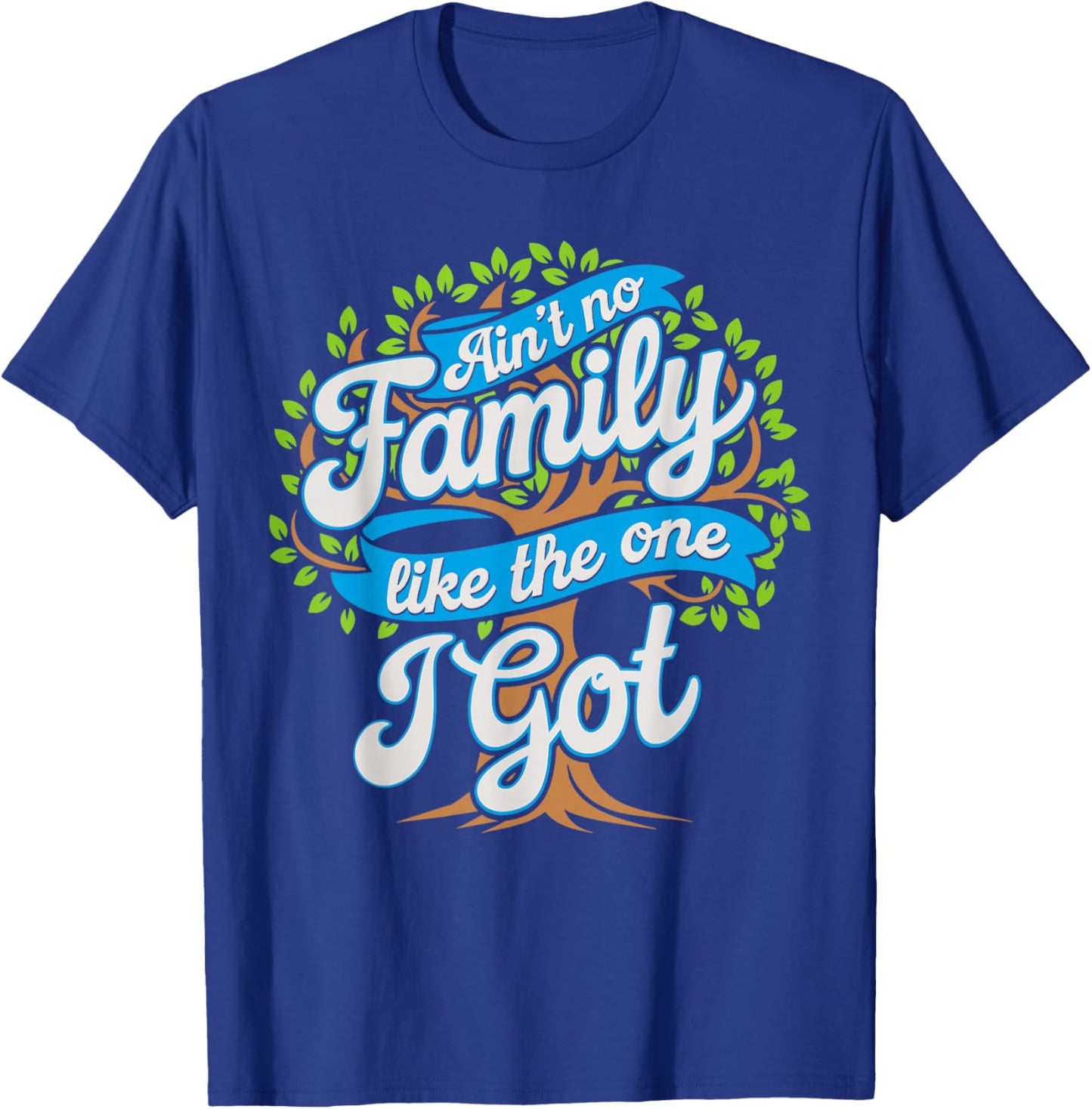 Ain't No Family Like The One I Got Shirt Matching Reunion T-Shirt - T-Shirt | Royal