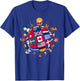 Flags Of The World Christmas Around The Globe T-Shirt - T-Shirt | Royal