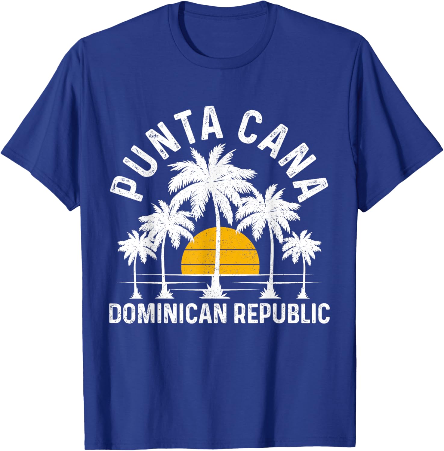 Punta Cana Dominican Republic Surfer Vintage T-Shirt - T-Shirt | Royal
