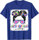 3rd Grade Vibes Messy Hair Bun Girl Back To School First Day T-Shirt - T-Shirt | Royal