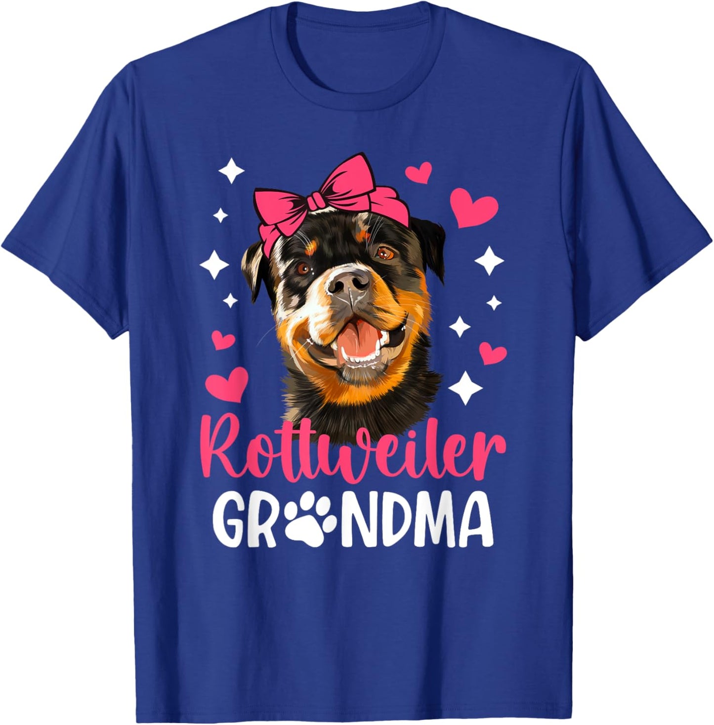 Rottweiler Grandma Rottie Grandma Cute Rottie Grandmother T-Shirt - T-Shirt | Royal