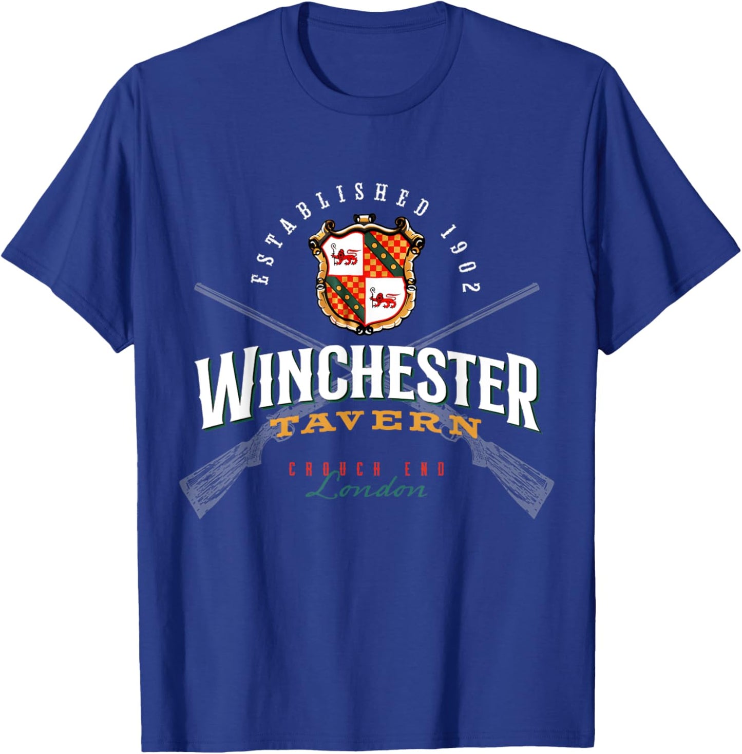 Shaun Of Tavern Zombie Movie The Dead Winchester T-Shirt - T-Shirt | Royal