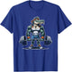 Threadrock Vintage Alligator Weightlifting Bodybuilder Muscle Fitness , Small, Black T-Shirt - T-Shirt | Royal
