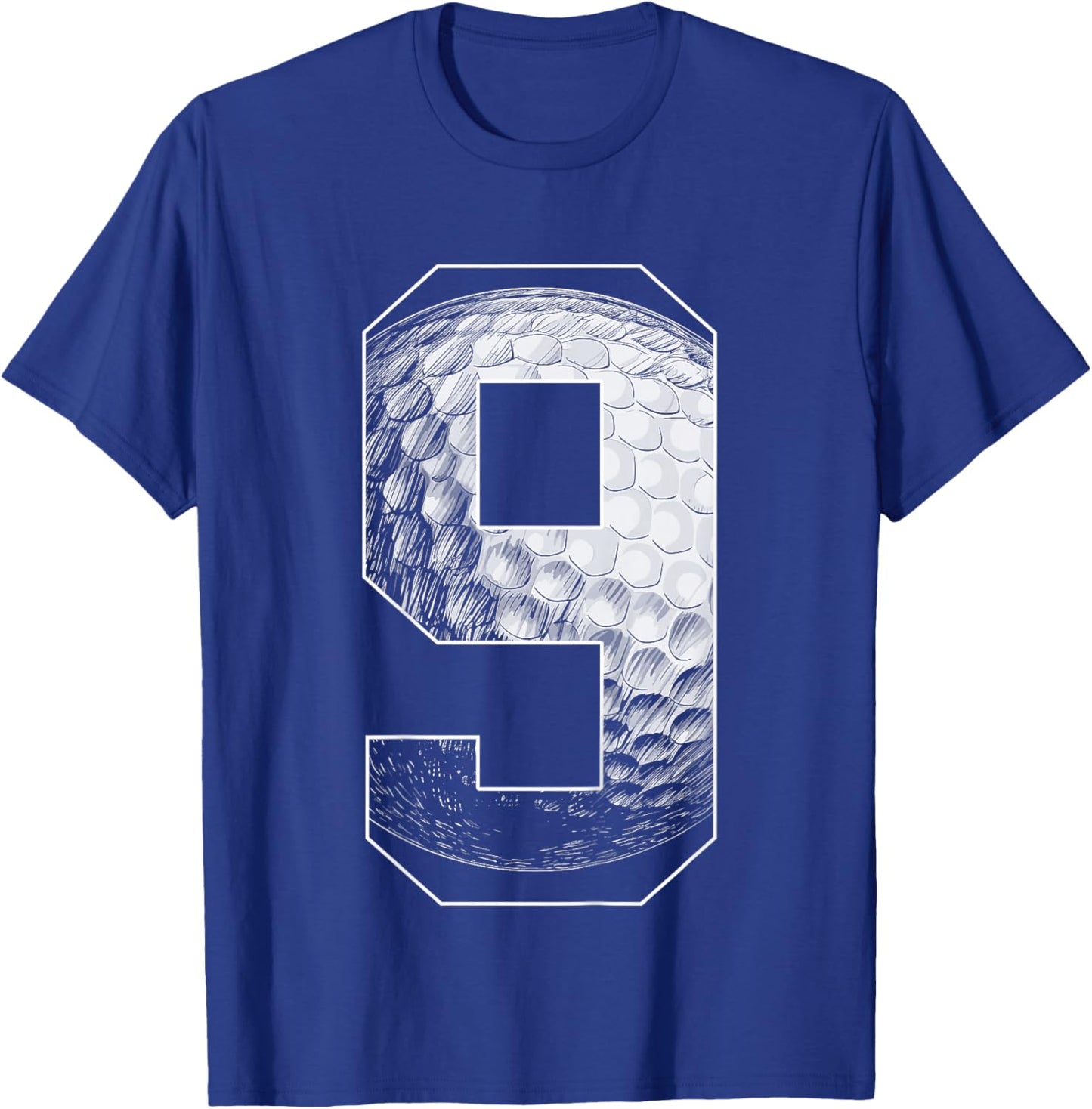 Kids 9th Birthday Boy Golf Player Golf 9 Years Old T-Shirt - T-Shirt | Royal