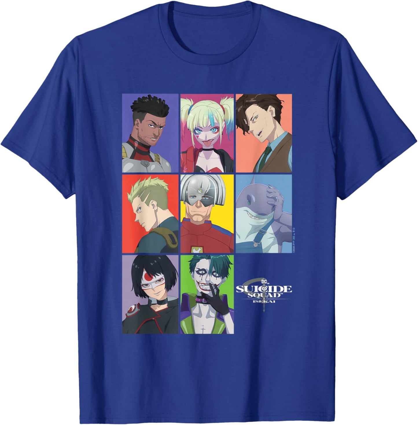 Suicide Squad Isekai Portraits T-Shirt - T-Shirt | Royal