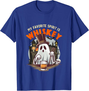 My Favorite Spirit is Whiskey T-Shirt - T-Shirt | Royal