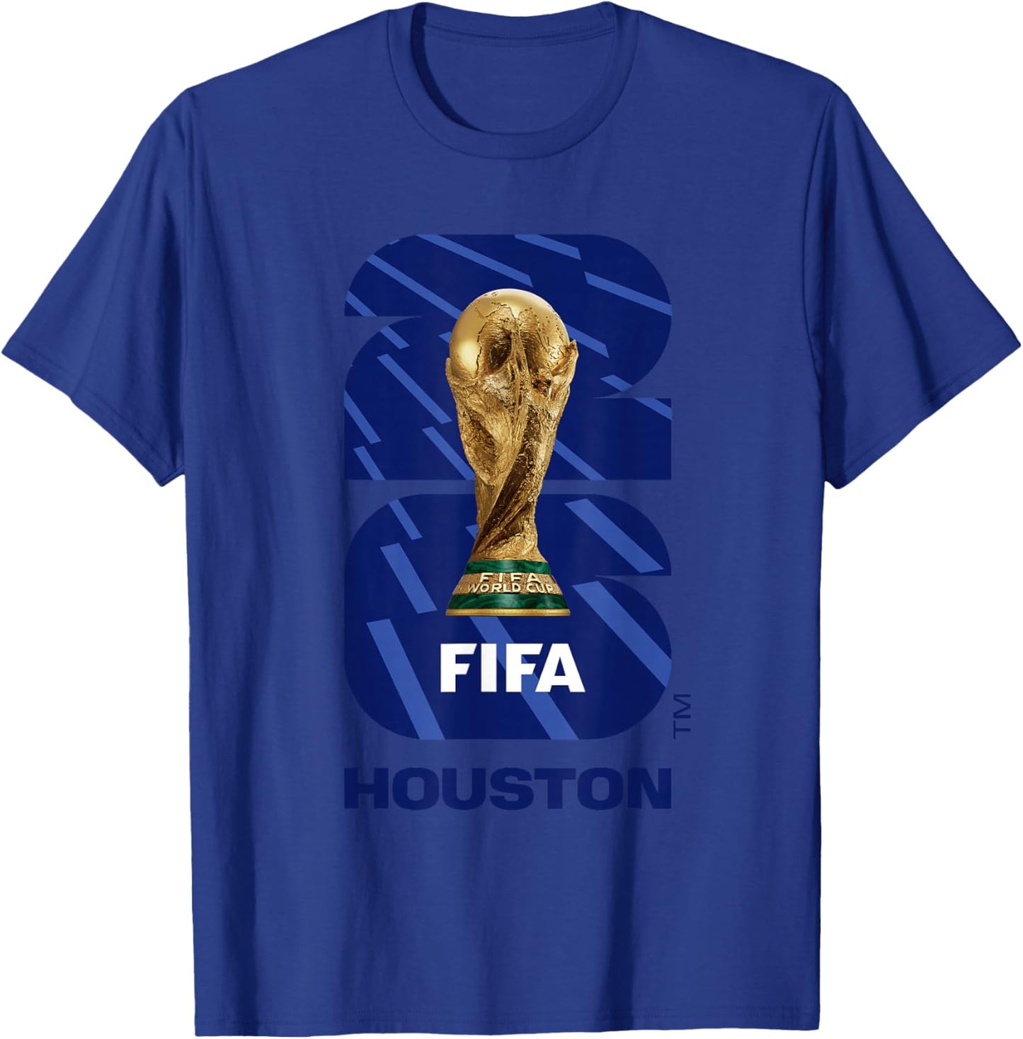 FIFA World CUP26 Houston Trophy Color T-Shirt - T-Shirt | Royal
