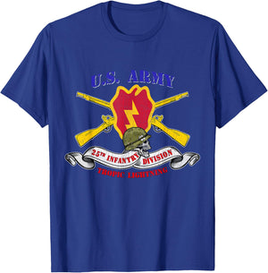 25th Infantry Division 25th ID Veteran Tropic Lightning T-Shirt - T-Shirt | Royal