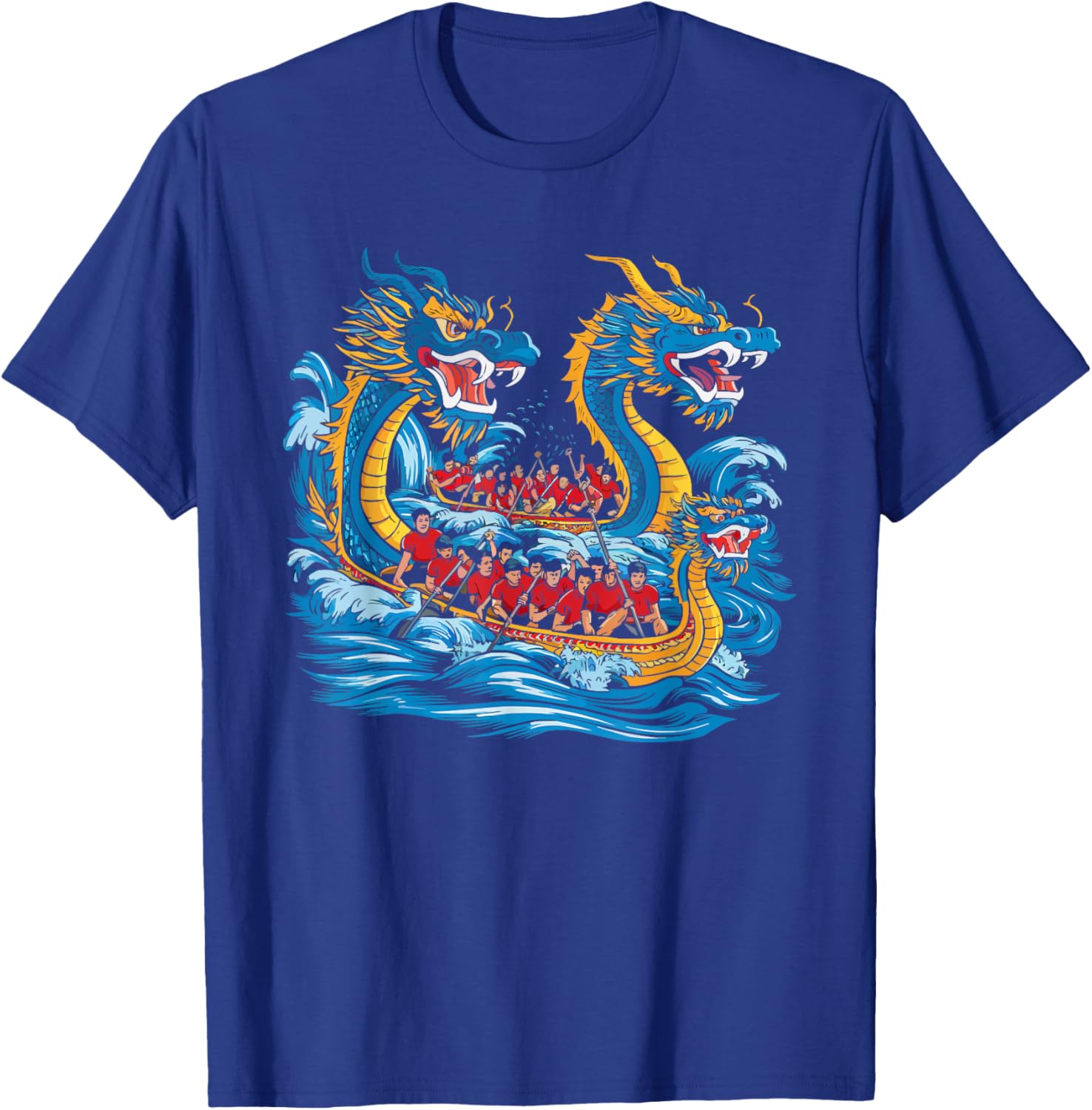 Dragon Boat Racing Paddler Dragonboating Dragonboat T-Shirt - T-Shirt | Royal