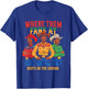 Boots On The Ground Juneteenth Cowgirl Where Them Fans At T-Shirt - T-Shirt | Royal