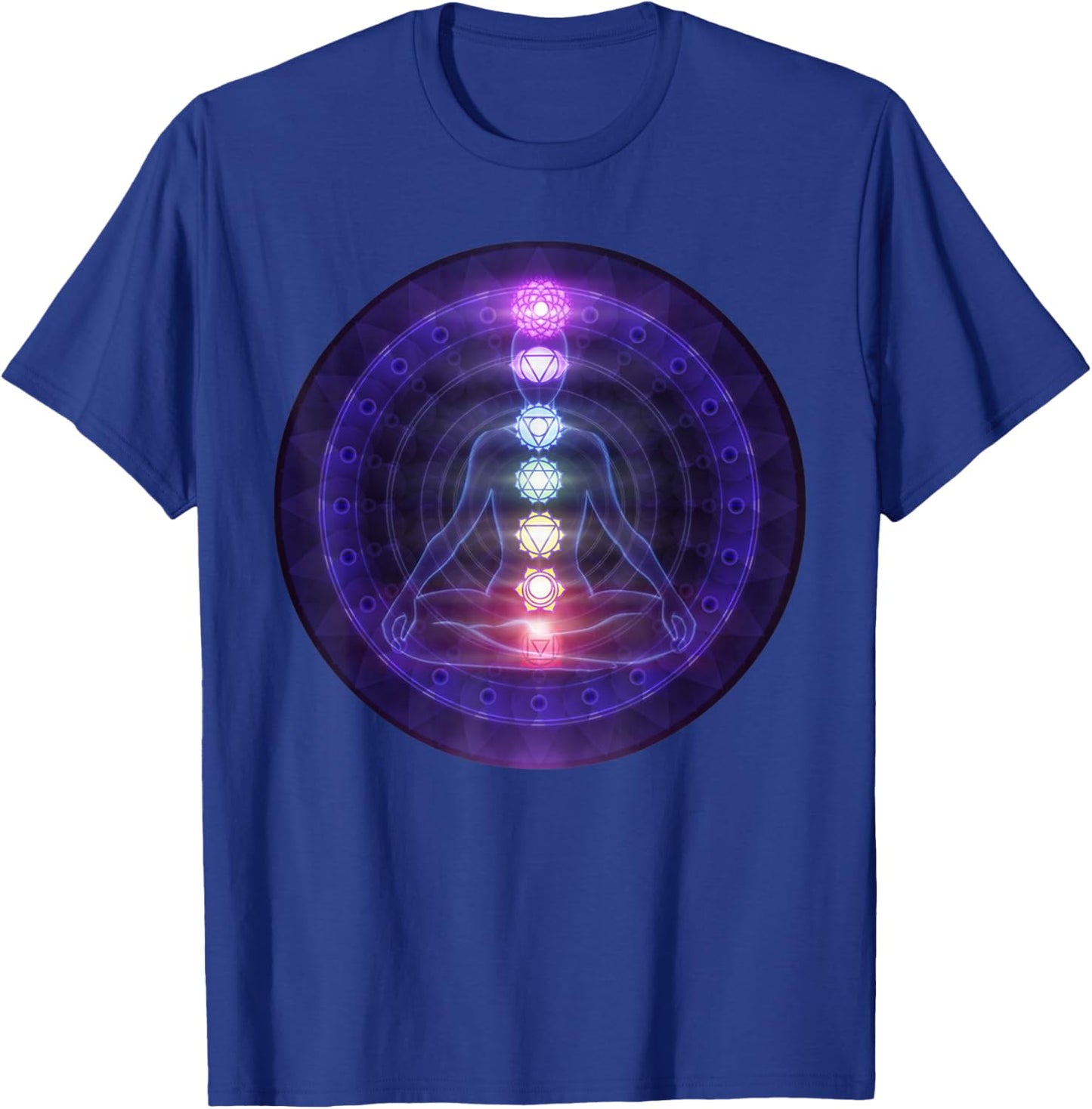 Beautiful Yoga Meditation Chakra T-Shirt - T-Shirt | Royal