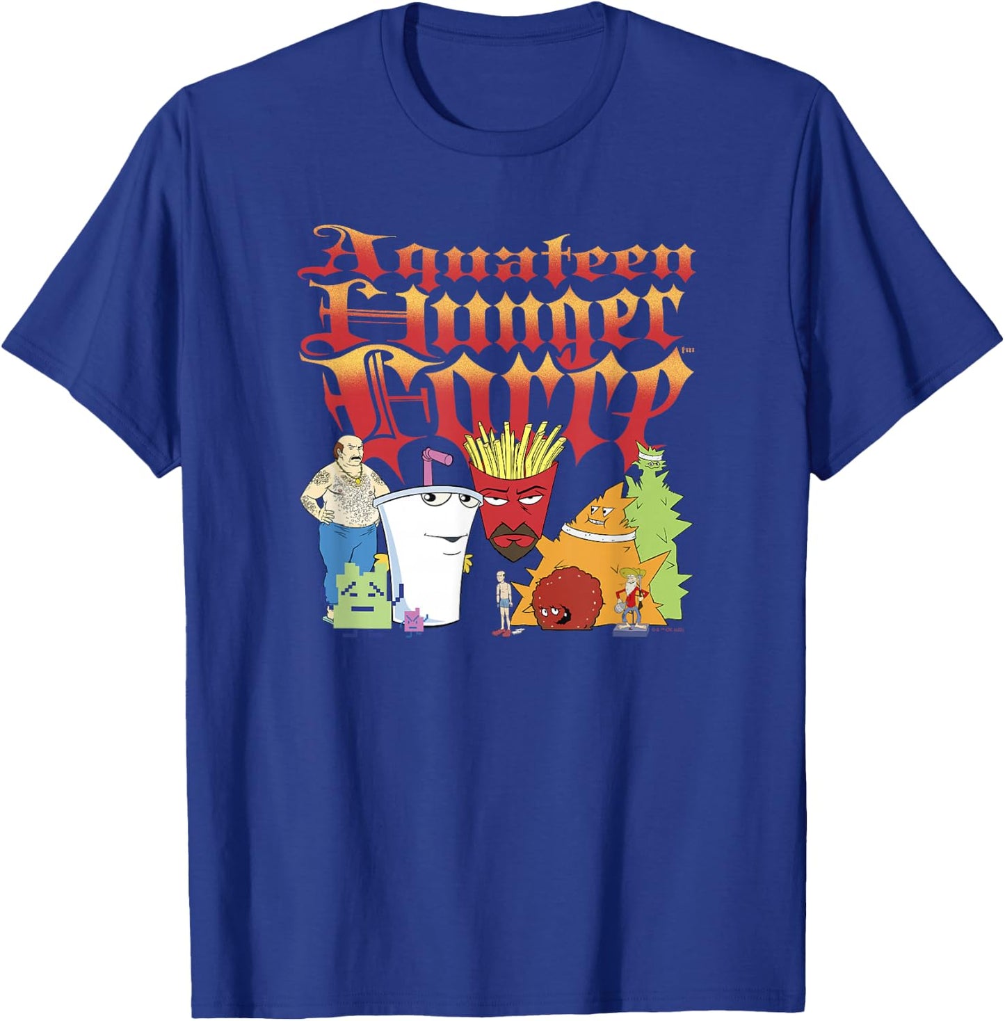 Aqua Teen Hunger Force Group Power Pose T-Shirt - T-Shirt | Royal
