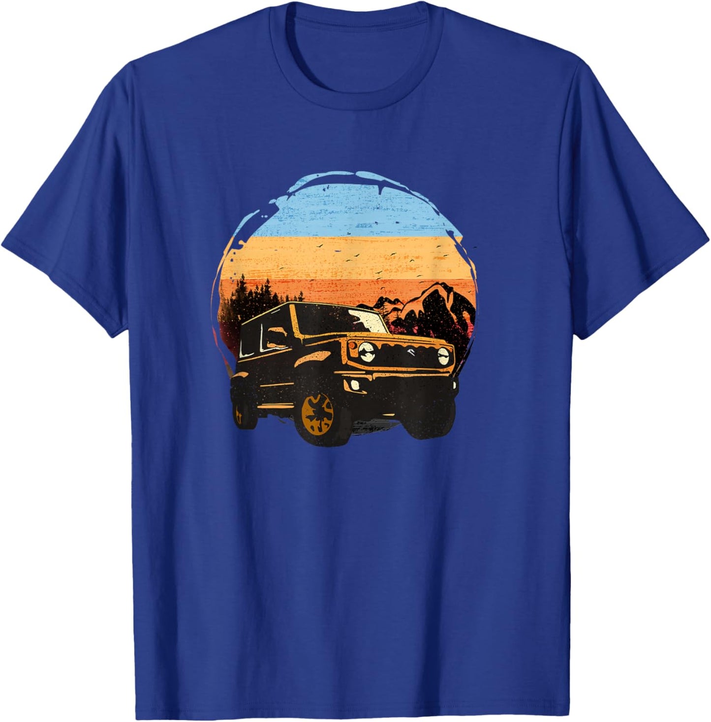 Retro-Vintage-Stil passend für Jimny GJ JB74 Fans Offroad T-Shirt - T-Shirt | Royal