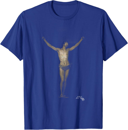Francisco Goya - Jesus Christ on the Cross Art Crucifix T-Shirt - T-Shirt | Royal
