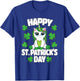 Happy St. Patrick's Day Lepricorn Irish Unicorn Girls T-Shirt - T-Shirt | Royal