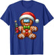 Funny Gingerbread Man Welder Christmas Kids T-Shirt - T-Shirt | Royal