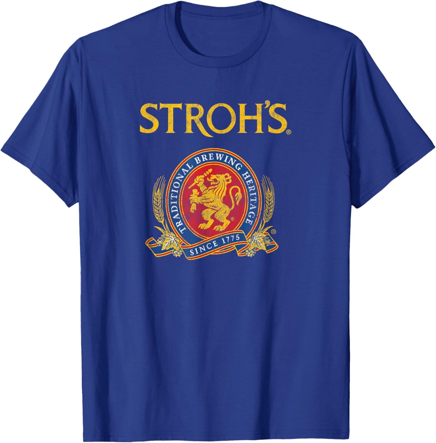 Stroh's Vintage Style - Logo T-Shirt - T-Shirt | Royal
