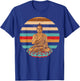 Vintage Style Retro Sleeping Buddha Gift T-Shirt - T-Shirt | Royal