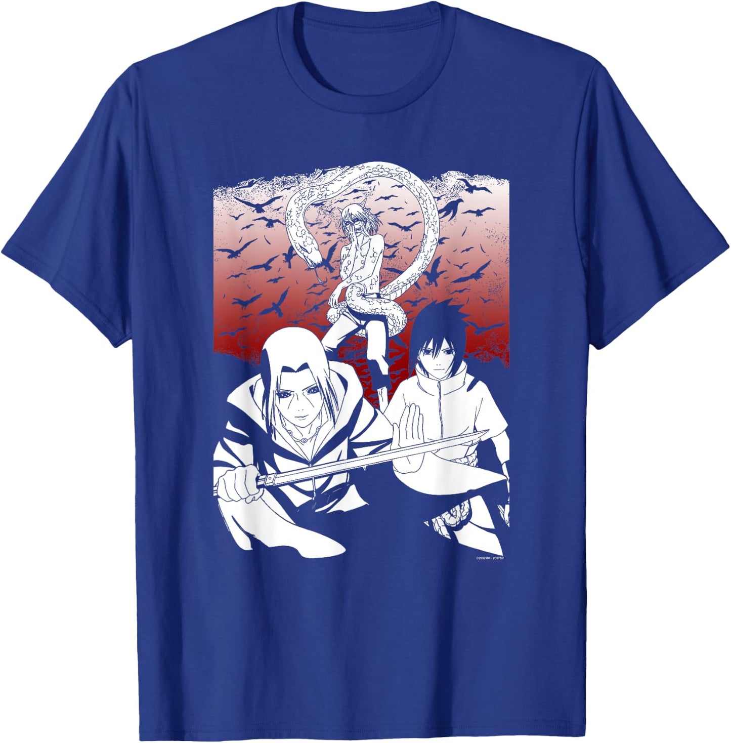 Naruto Shippuden Sasuke Orochimaru Anime T-Shirt - T-Shirt | Royal