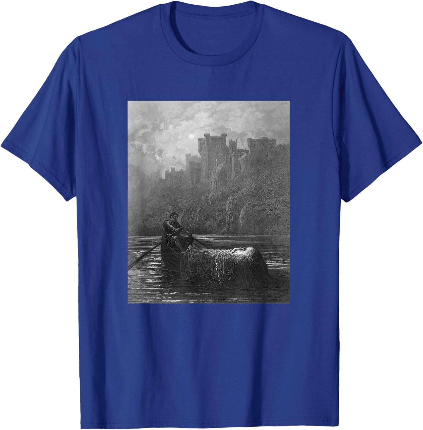 Gustave Doré - Alfred Lord Tennysons Elaine 2 - For Artists T-Shirt - T-Shirt | Royal