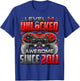 Level 14 Unlocked Awesome Since 2011 14th Birthday Gaming T-Shirt - T-Shirt | Royal