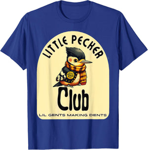 Little Pecker Club Hilarious Woodpecker Meme T-Shirt - T-Shirt | Royal