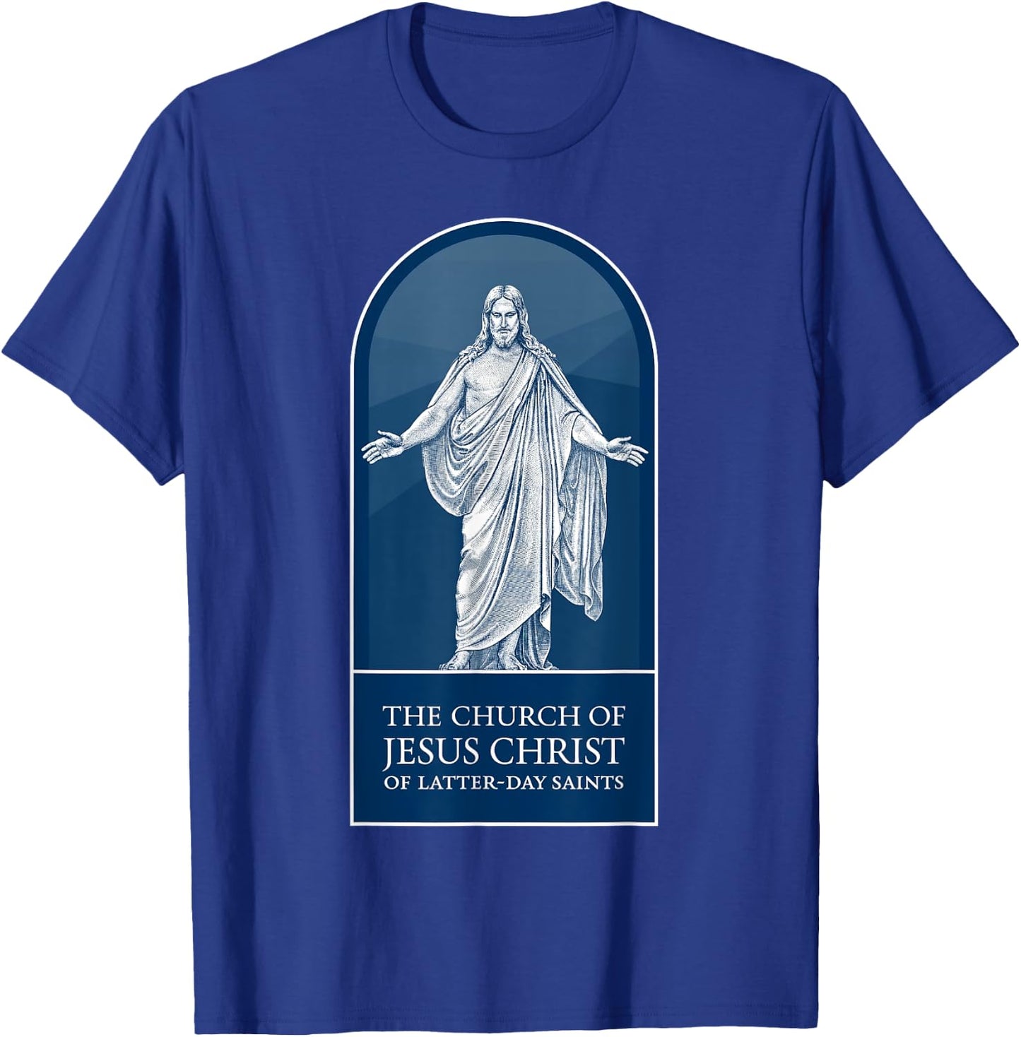 Mormon LDS Church of Jesus Christ of Latter-day Saints, Blue T-Shirt - T-Shirt | Royal