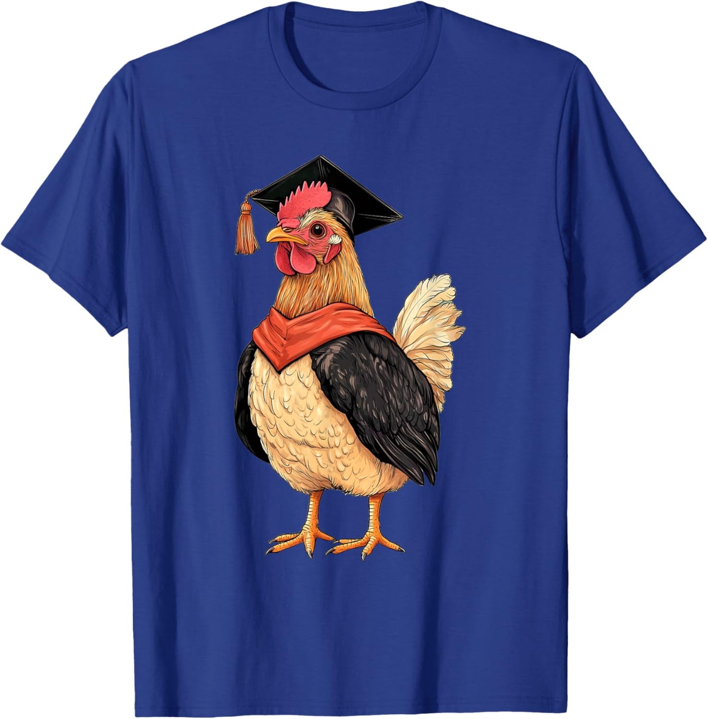 Kawaii Chicken Graduation T-Shirt - T-Shirt | Royal