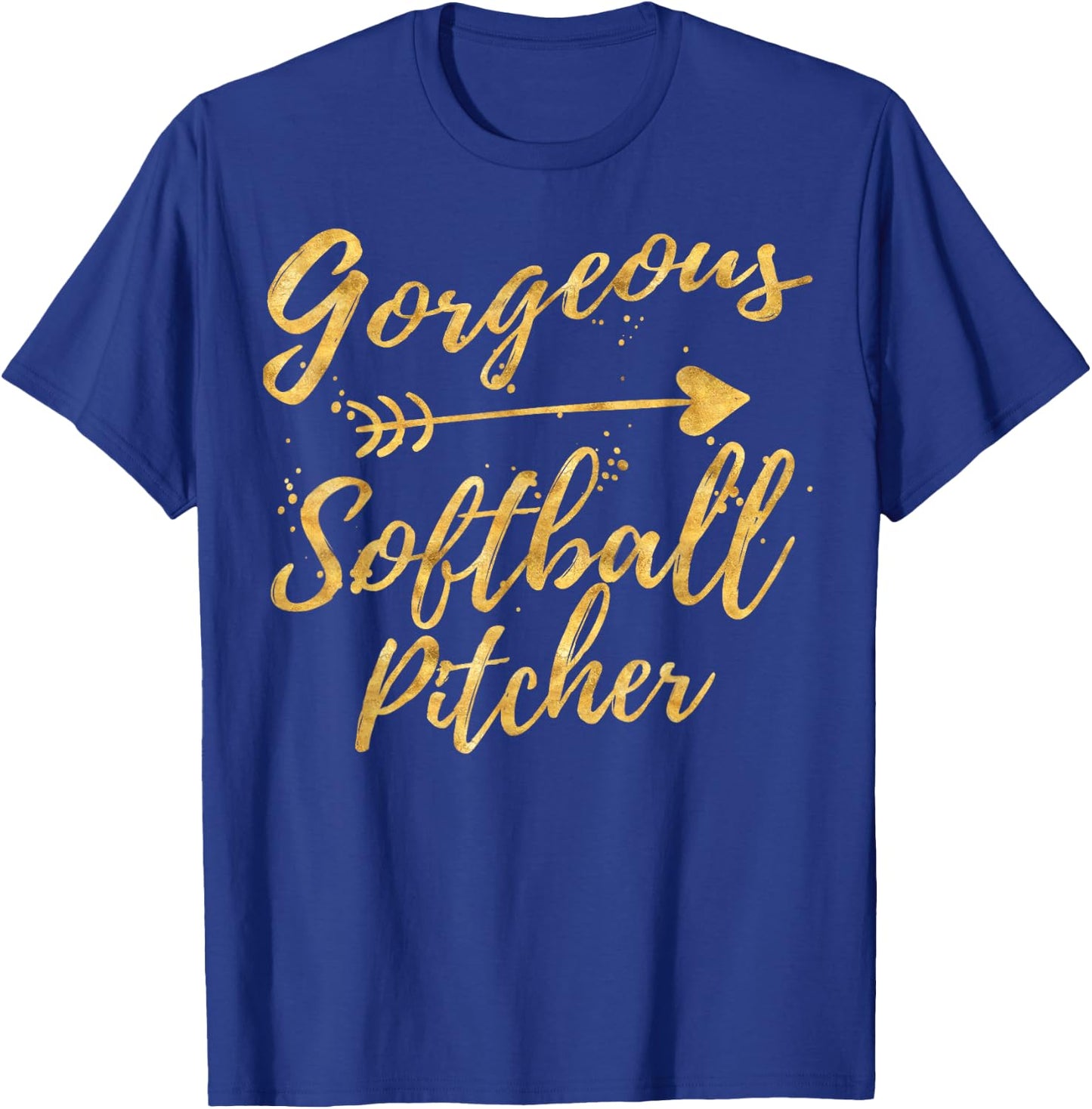 Gorgeous Softball Pitcher Gifts Shirts for Girls T-Shirt - T-Shirt | Royal