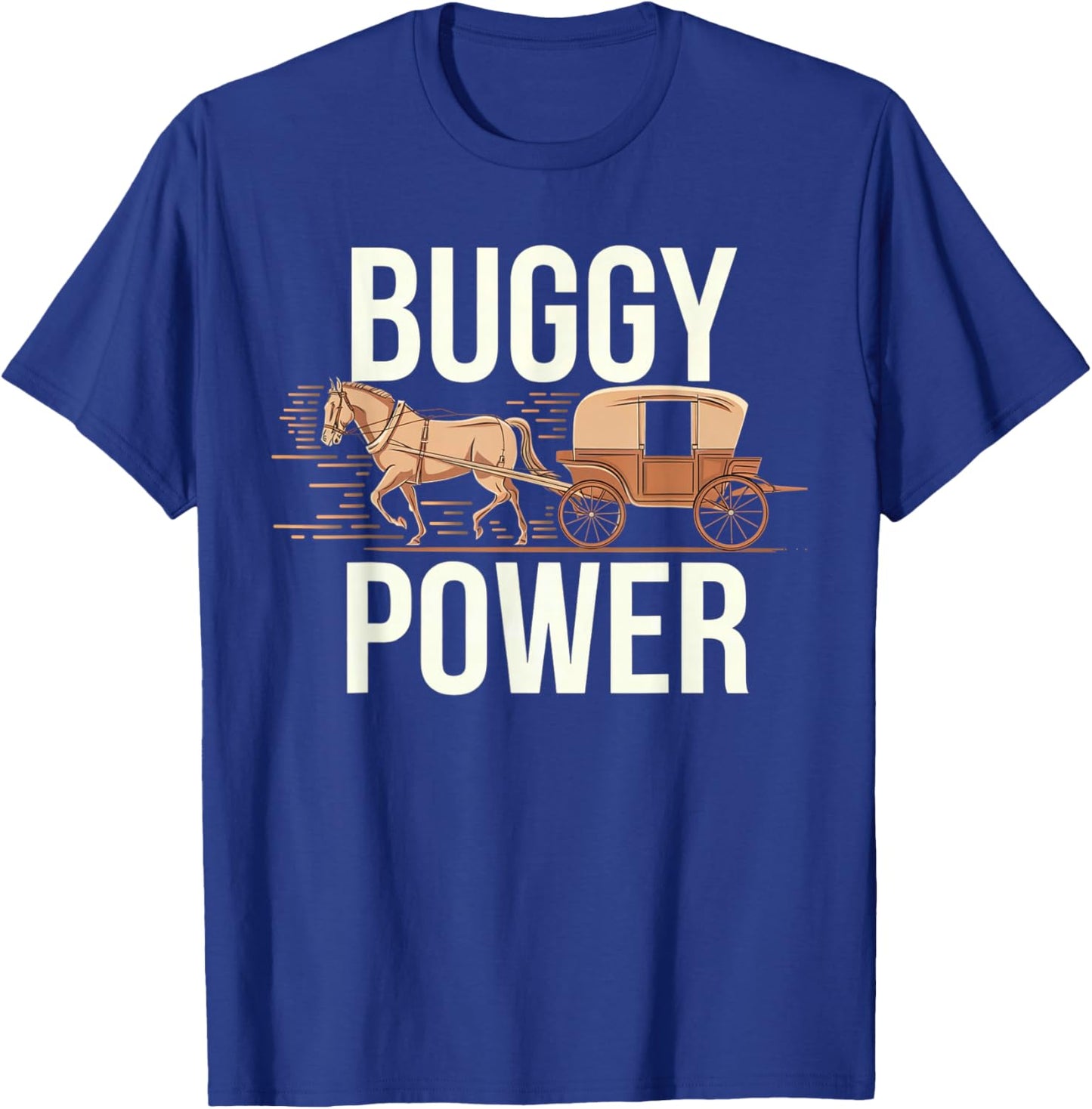 Amish Buggy – Classic Countryside Design T-Shirt - T-Shirt | Royal