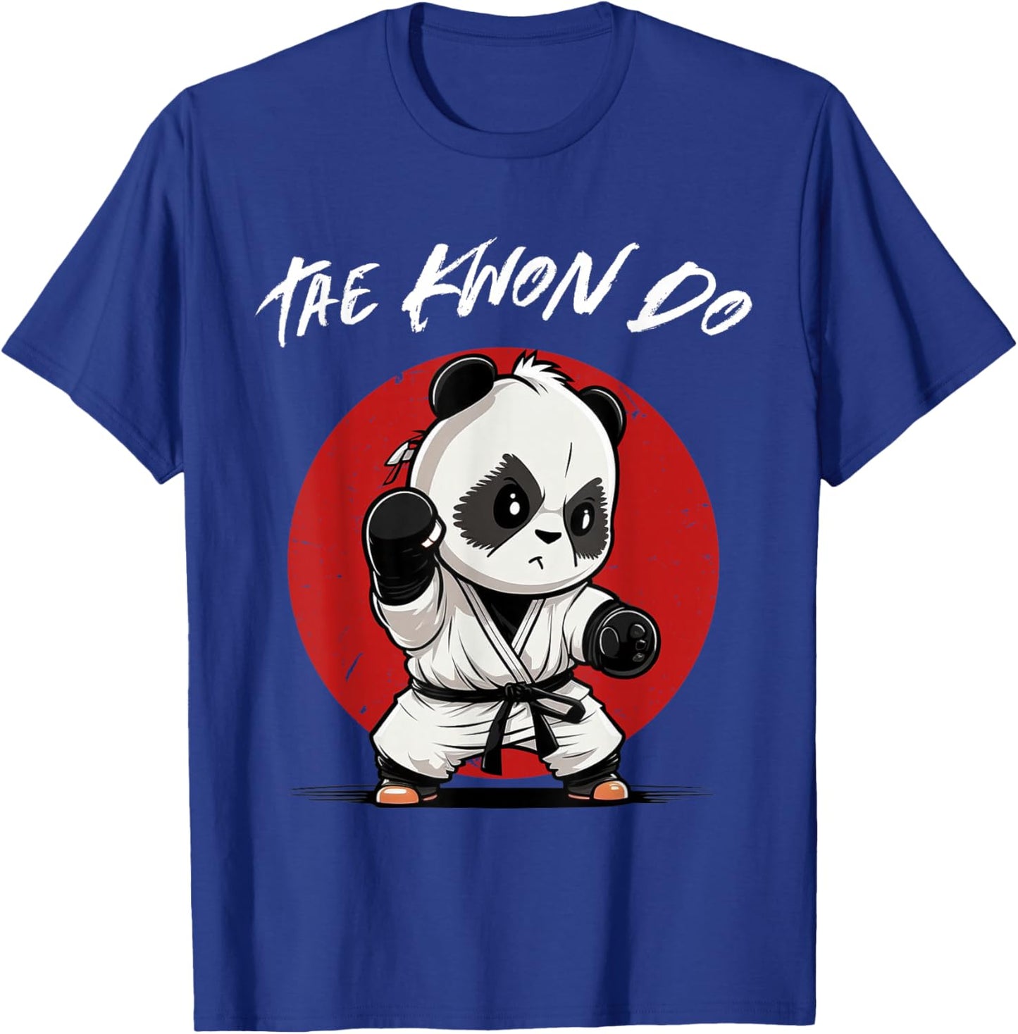 Cute Taekwondo Panda - Funny TKD Korean Martial Arts T-Shirt - T-Shirt | Royal