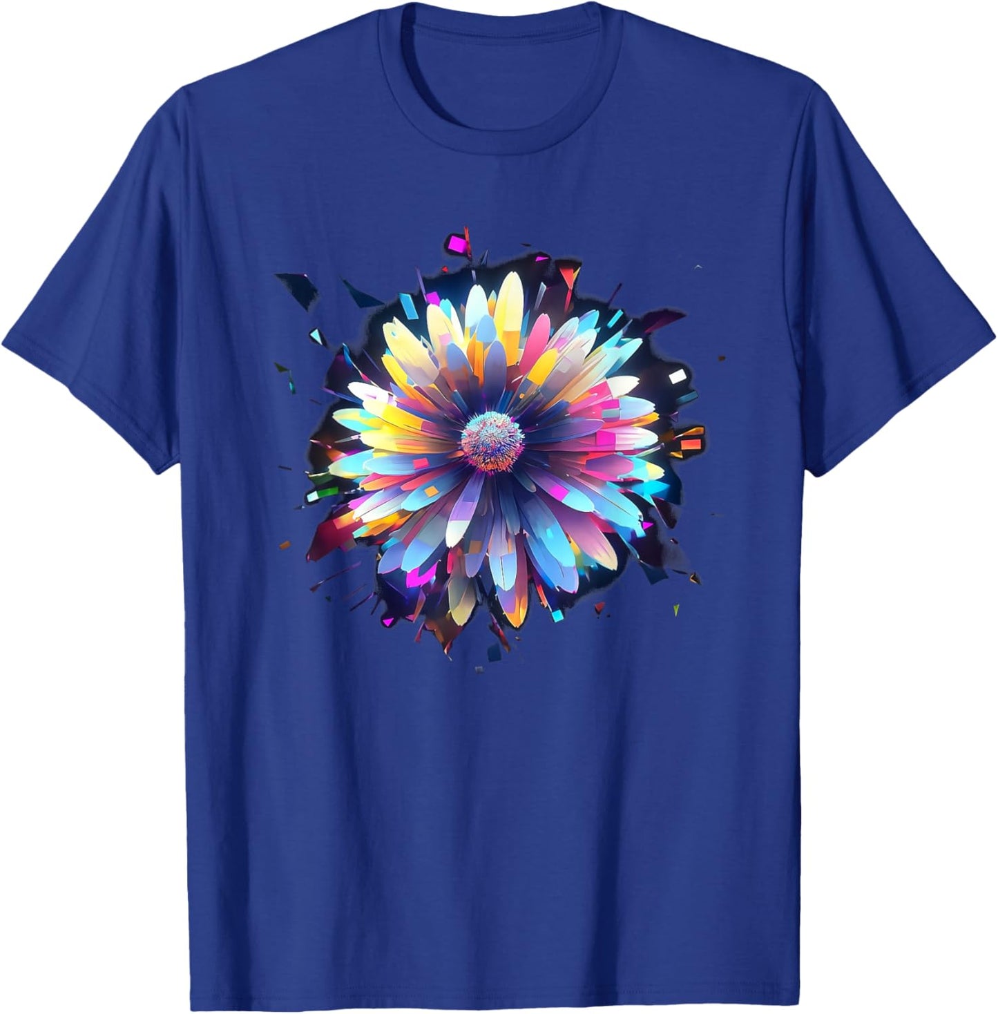 Flowers, Daisy, Art, Color, Love, Cute, Abstract, Fashion T-Shirt - T-Shirt | Royal