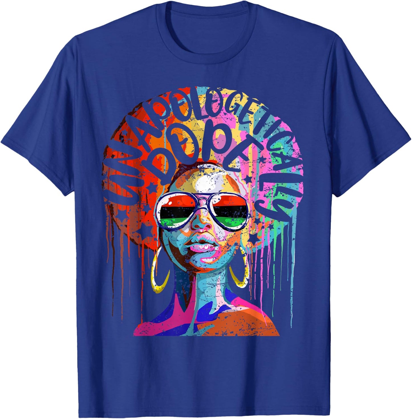 Unapologetically Dope Black Woman Gift T-Shirt - T-Shirt | Royal