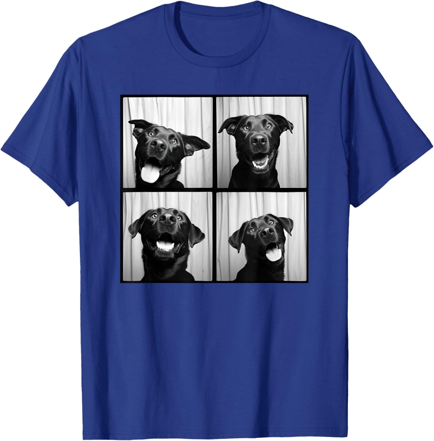 Black Labrador Pet Portrait Photobooth Labrador Dog Lover T-Shirt - T-Shirt | Royal