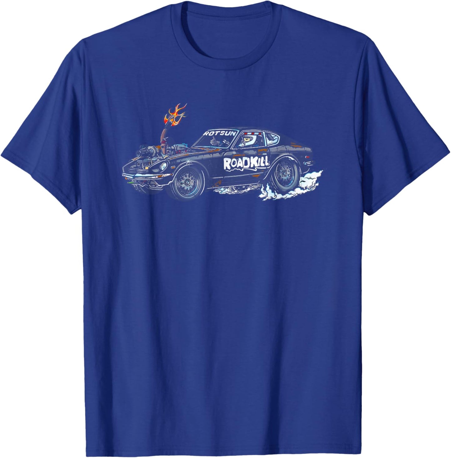 Roadkill Rotsun Fleece T-Shirt - T-Shirt | Royal