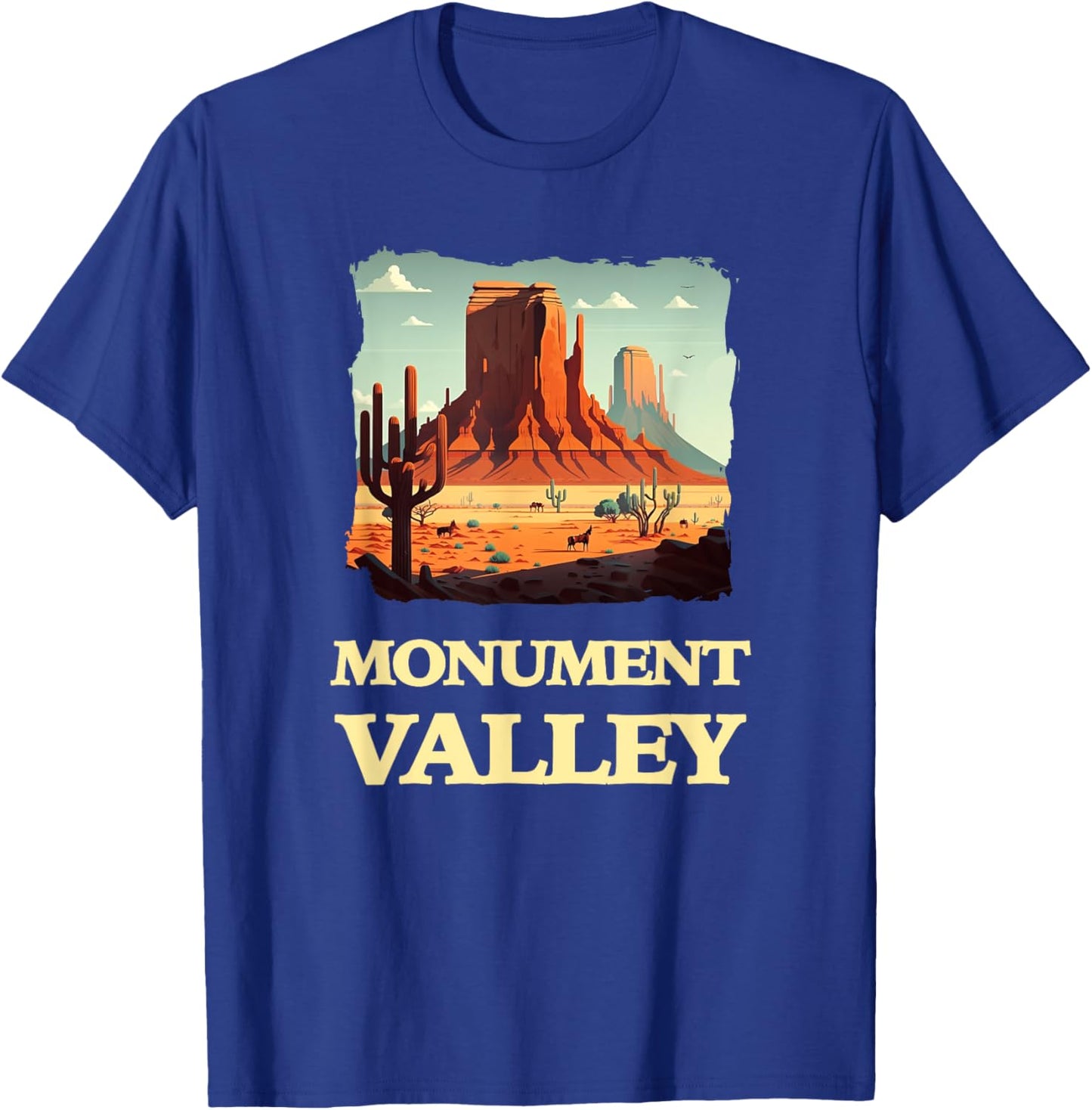 Monument Valley Utah T-Shirt - T-Shirt | Royal